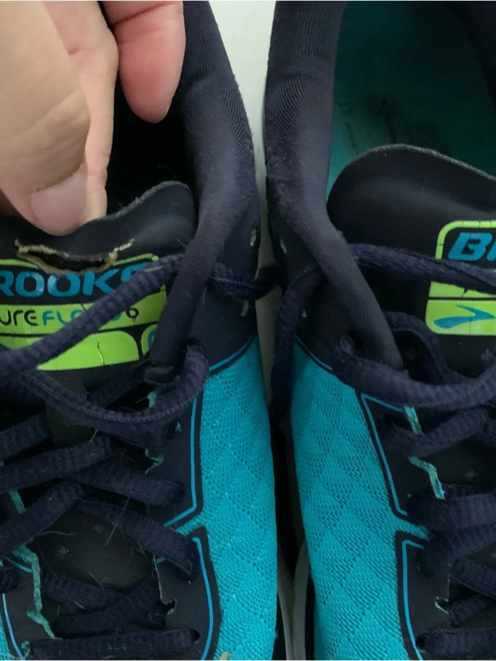 Brooks PureFlow 6 Women's Size 8.5  B (Medium) Road Running Shoes Teal Navy